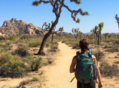 The high desert offers views unlike anywhere else in this world; it will be a challenge to take it all in as you hike.