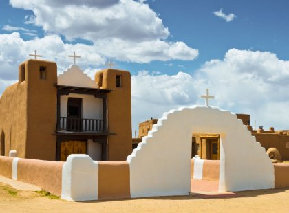 Visit historic Taos Pueblo with a native guide and learn about the history of the Red Willow People as we walk among the centuries-old adobe buildings.