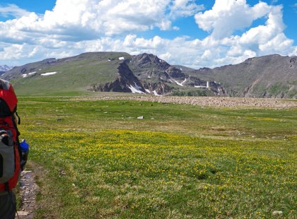Remote meadows and expansive views make us feel far from civilization.