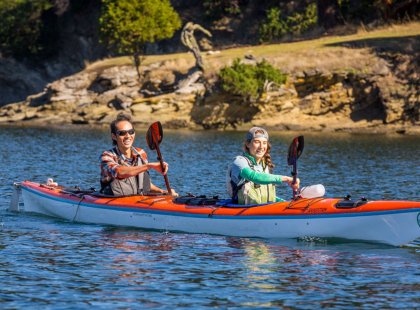 The San Juan Islands offer great kayaking opportunities for paddlers of all abilities.