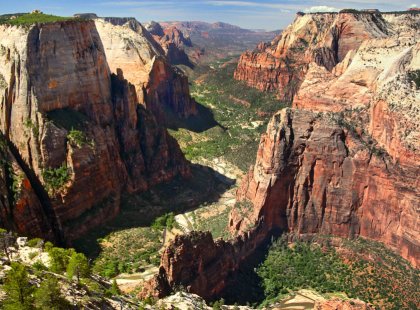 Zion Canyon, the colorful heart of Zion National Park