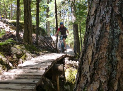 Riding the thoughtfully crafted mountain biking trails of British Columbia is a must for any mountain biking enthusiast.