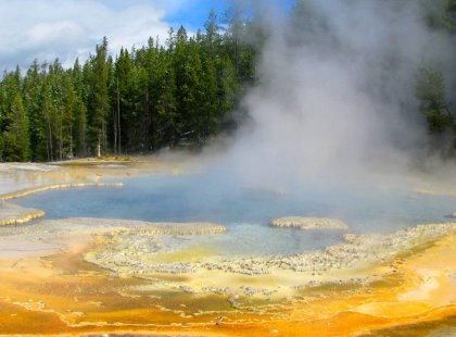 One of our premier paddling destinations is the Shoshone Geyser Basin, a hidden gem that's rarely discovered by park visitors.