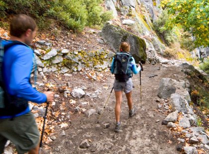 We hike on some of the park’s most scenic trails by day and return to our comfortable lodging each night.