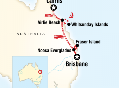 Brisbane to Cairns Experience