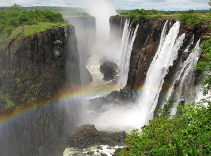 zimbabwe zambia Victoria falls rainbow gorge landscape