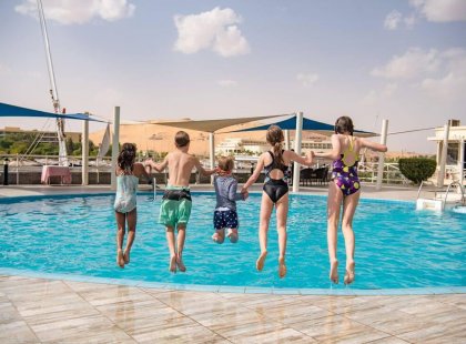 Intrepid makes sure the kids are kept entertained with swimming pools at all of our Intrepid makes sure the kids are kept entertained with swimming pools at all of our Family hotels