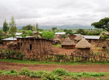 Konso tribe village in Ethiopia