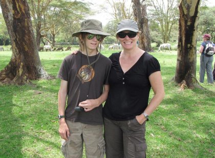 kenya family safari mother son