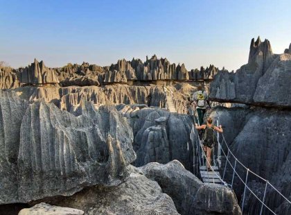 Madagascar, limestone landscape