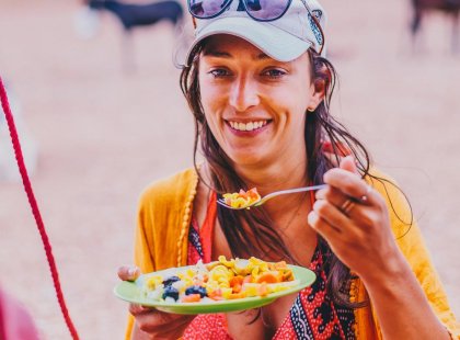Eat like the locals on a women's only expedition