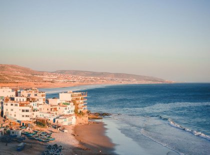 Morocco taghazout Sunset view