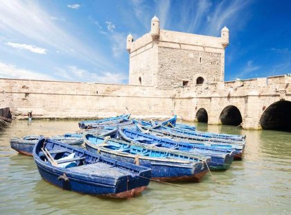 Morocco essaouira boats