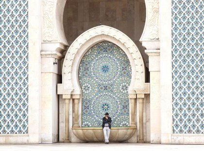 Morocco, Casablanca, Hassan II Mosque