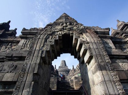 Temple in Java, indonesia