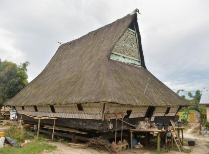 Traditional village in Dorkan, Indonesia