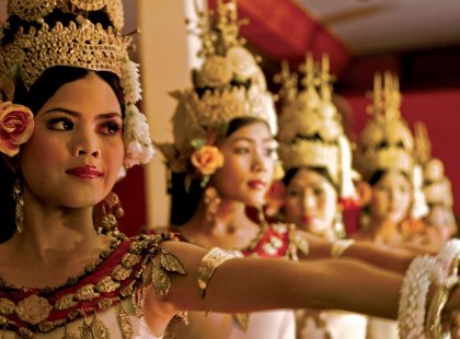 Aspara dancers in Siem Reap, Cambodia