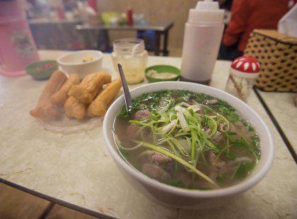 Delicious local food in Hanoi, Vietnam