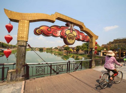 Vietnam Hanoi gate bicycle