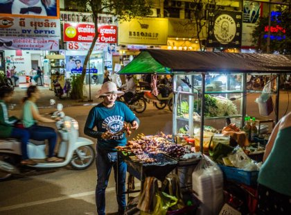Eating Street Food in Siem Reap on a Cambodia Real Food Adventure