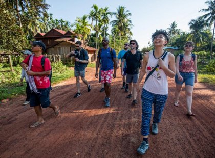 Cambodia Chi Phat walk in village