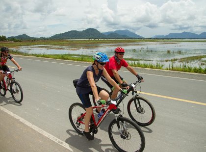 Enjoy the beautiful scenery in Vietnam from the comfort of a bicycle