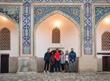 The architecture in Bukhara, Uzbekistan is stunning.