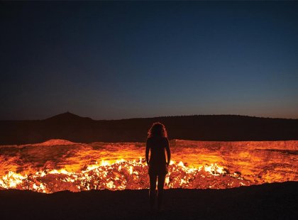 Turkmenistan, Darvaza fire crater