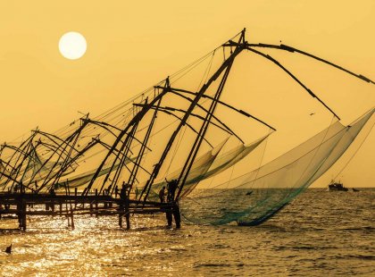 India Kochi fishing nets