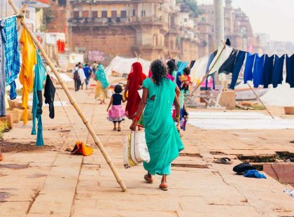 India Varanasi Woman