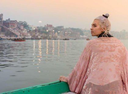 India Varanasi sunrise ganges
