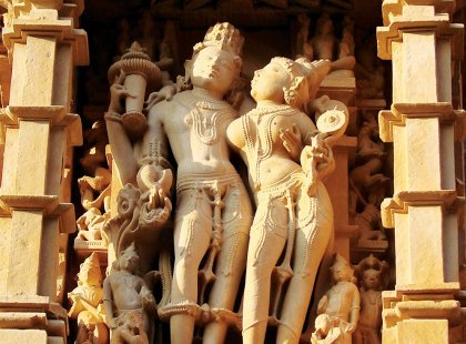 india khajuraho stone carvings