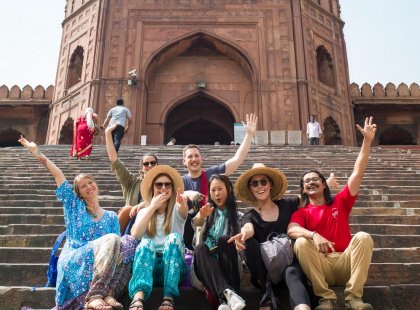 HHSV Group on India Vegan Food Adventure