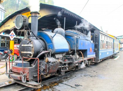 Darjeeling toy steam train, Ghum, India