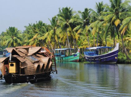 Overnight boat on Kerala backwaters