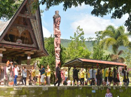 Samosir Island temple