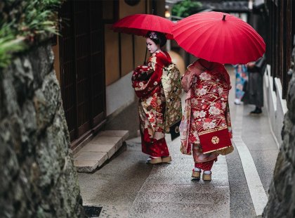 Japan, Kyoto, Gion, Geisha, Street