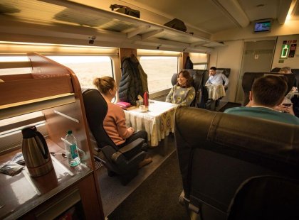 Experience travelling on a bullet train in Tashkent Uzbekistan with Intrepid Travel
