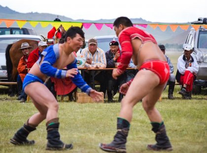 Intrepid Travel mongolia ikh tamir naadam festival wrestling