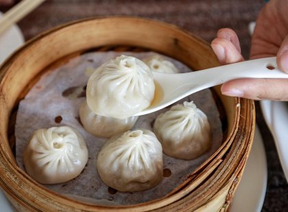 Try dumplings Xiao Long Bao style in Taiwan