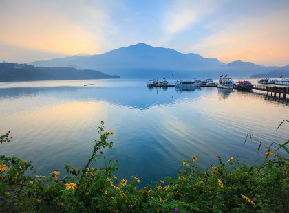 The spectacular Sun Moon Lake in Taiwan