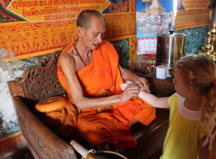 Meet some of the local monks at Thailand's Doi Suthep temple