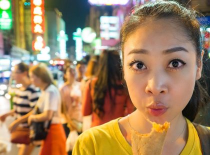 Enjoy a 'real food adventure' sampling the delicious street foods of Thailand