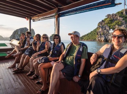 Take a cruise around Halong Bay, Vietnam