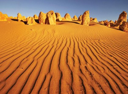 Pinnacles desert national park in Western Australia