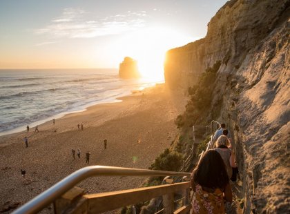 Gibsons Steps at the 12 Apostles, Great Ocean Road, Victoria, Australia
