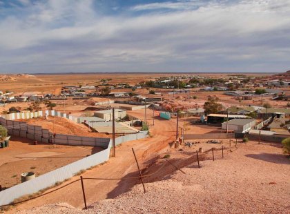 The Opal mining town of Coober Pedy in South Australia