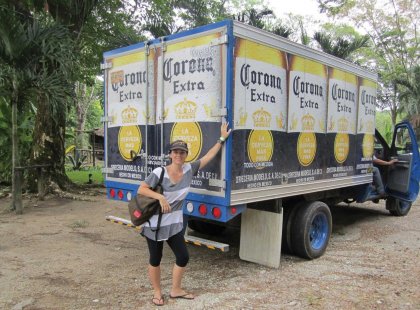 Mexico beer truck