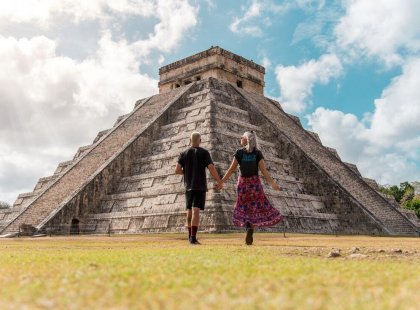 Explore the ruins of Chichen Itza in mexico with Intrepid Travel
