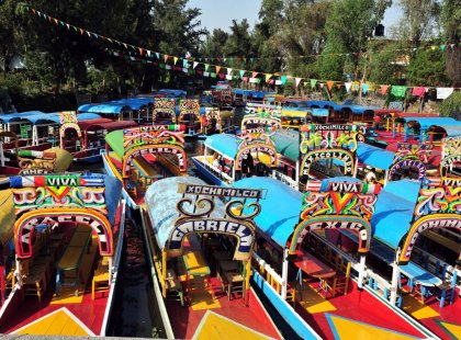 Intrepid Travel mexico mexico city gondolas floating